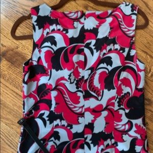 Beautiful Ann Taylor dress with black belt, new condition no damage or markings.